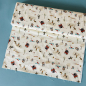 Preview: Baumwolle Webware ST10155 unelastisch- Kinderstoff creme mit afrikanischen Tieren